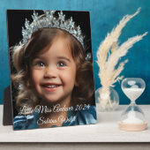 Pageant Queen Plaque Fotoplatte (Seite)