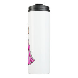 Pageant Queen Portrait Custom Thermal Tumbler Thermosbecher
