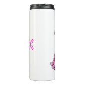Pageant Queen Portrait Custom Thermal Tumbler Thermosbecher (Rückseite)