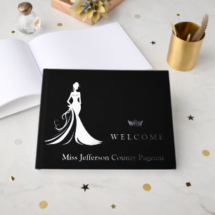 Pageant Real Foil Guest Book Gästebuch