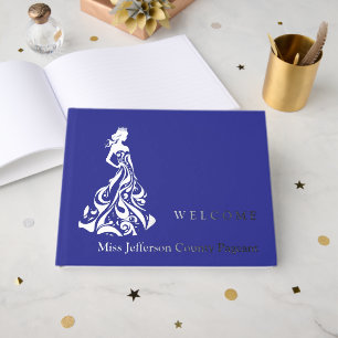 Pageant Real Foil Guest Book Gästebuch