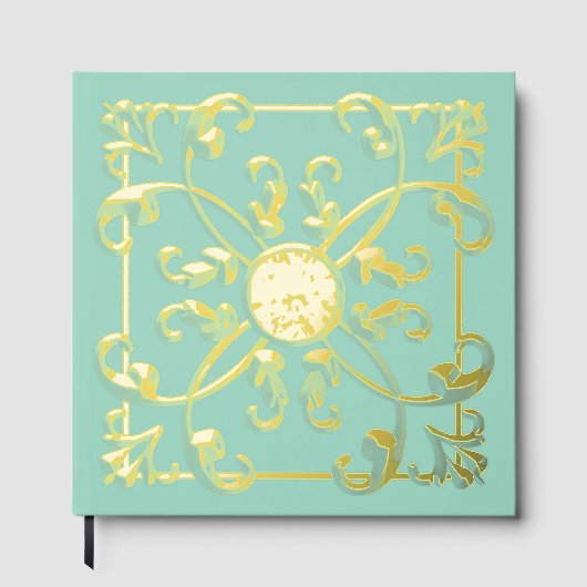 Pageant Real Foil Scrolls Scrapbook Gästebuch (Vorderseite)