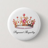 Pageant Royalty Button Button (Vorderseite)
