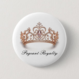 Pageant Royalty Button Button