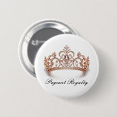 Pageant Royalty Button Button (Vorne & Hinten)