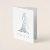 Pageant Royalty Vielen Dank Folienkarte (Vorderseite)