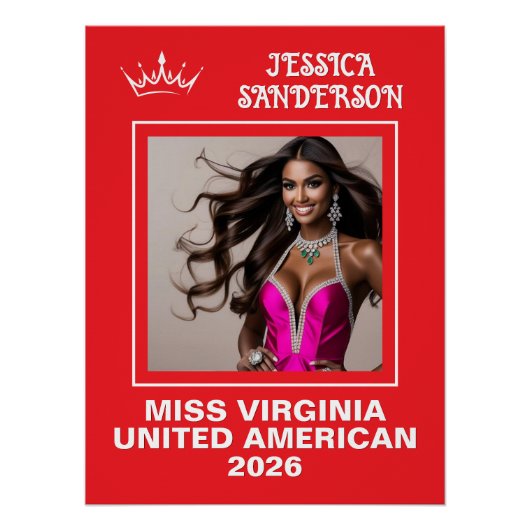 Pageant Send-Off Titleholder Door Poster (Vorderseite)