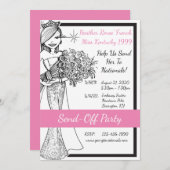 Pageant Send-Off von Heather French Henry Einladung (Vorne/Hinten)