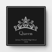 Pageant Silver Tiara Crown Queen Plaque Fotoplatte (Vorderseite)