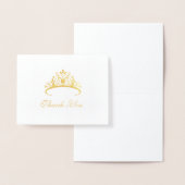 Pageant Tiara Danke-Karte Folienkarte (Anzeige)
