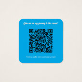 Pageant Titleholder Profile Card | Color Pop Blue (Rückseite)