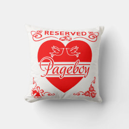Pageboy's Cushion. Reserviert für Pageboy Kissen