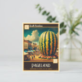 Pageland, South Carolina | VINTAG Postkarte (Stehend Vorderseite)