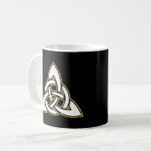 Pagen Triquetra Symbol Celtic Trinity Kaffeetasse (Vorderseite Links)
