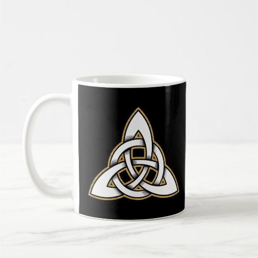 Pagen Triquetra Symbol Celtic Trinity Kaffeetasse (Links)