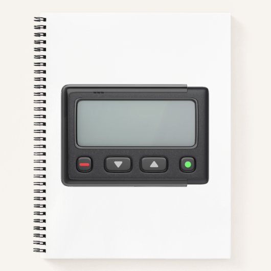 Pager Notizblock (Vorderseite)