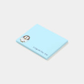 Paging der neuen Doc-Eule Post-it Klebezettel (angewinkelt)