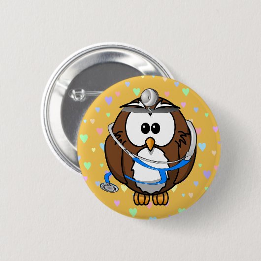 Paging Doc Owl Button (Vorne & Hinten)