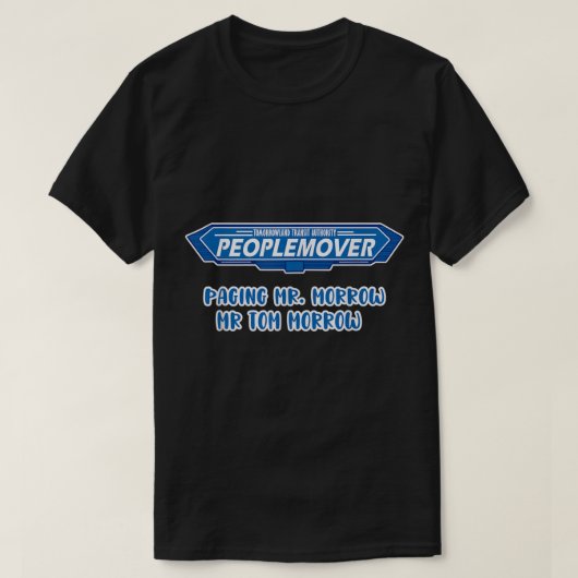 Paging Mr Morrow People Mover Merch Funny Geschenk T-Shirt (Design vorne)