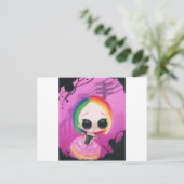 Paging Mr. Rainbow Postkarte (Stehend Vorderseite)