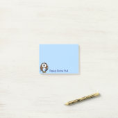 Paginierung Doc. Eule Post-it Klebezettel (Auf Schreibtisch)