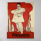 Pagliacci, Vintage Opernposter, Poster (Vorne)