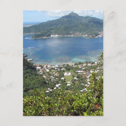 Pago Pago Harbor Postkarte (Vorderseite)