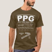 Pago Pago International Airport PPG T-Shirt (Vorderseite)
