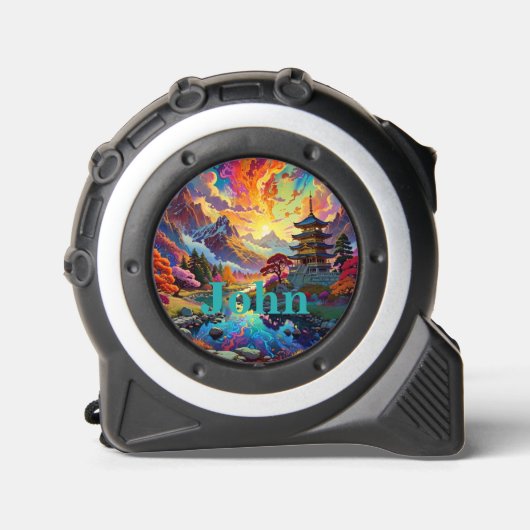 Pagoda and Coloured Landscape Maßband (Vorderseite)