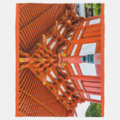 Pagoda Bottom up Perspektive, Miyajima Fleecedecke (Vorderseite)