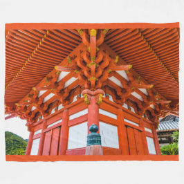 Pagoda Bottom up Perspektive, Miyajima Fleecedecke