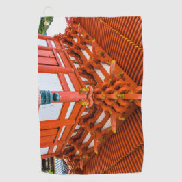 Pagoda Bottom up Perspektive, Miyajima Golfhandtuch