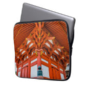 Pagoda Bottom up Perspektive, Miyajima Laptopschutzhülle (Vorderseite Links)