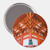 Pagoda Bottom up Perspektive, Miyajima Magnet (Vorderseite/Rückseite)