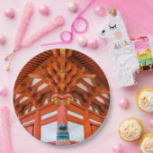 Pagoda Bottom up Perspektive, Miyajima Pappteller (Party)