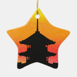 Pagoda Japan Kyoto Keramik Ornament