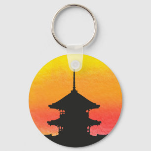 Pagoda Japan Kyoto Schlüsselanhänger