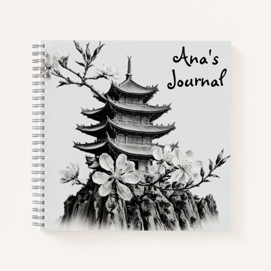 Pagoda Journal Notizblock (Vorderseite)