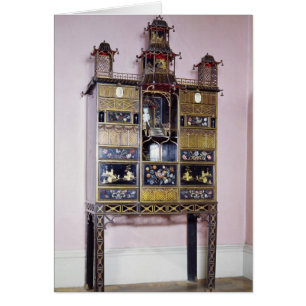 Pagoda-Kabinett im Stil von Thomas Chippendale