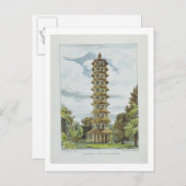 Pagoda, Kew Gardens, Platte 9 von "Kew Gardens: A Postkarte (Vorne/Hinten)