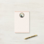 Pagoda-Lichtstrahl "Hoffnung" Post-it Klebezettel (Auf Schreibtisch)