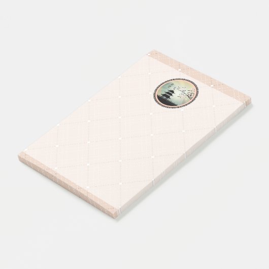 Pagoda-Lichtstrahl "Hoffnung" Post-it Klebezettel (angewinkelt)