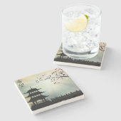 Pagoda-Lichtstrahl "Hoffnung" Steinuntersetzer (Seitenansicht)