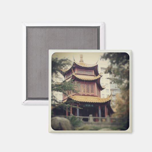 Pagoda-Magnet Magnet (Vorderseite/Rückseite)