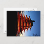 Pagoda Postkarte (Vorne/Hinten)