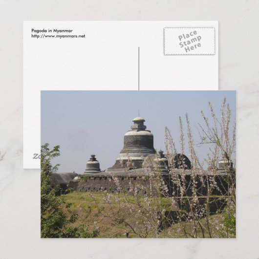 Pagoda Postkarte (Vorne/Hinten)