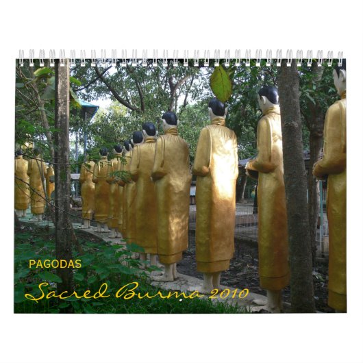 Pagodas: Heiliges Burma Kalender (Titelbild)