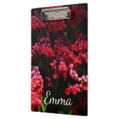 Pagode Blume farbenfroh rot und rosa Klemmbrett (Links)