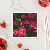 Pagode Blume farbenfroh rot und rosa Serviette (Beispiel)