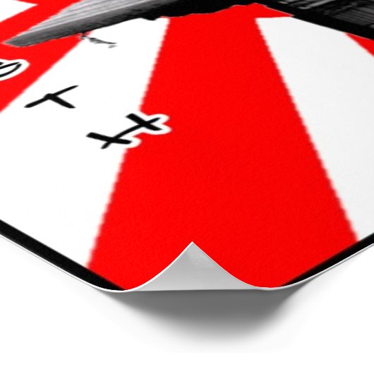 Pagode des Erfolgspenders Poster (Ecke)